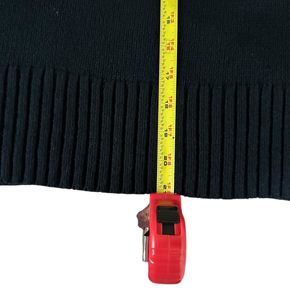 Anthropologie Black Puff Sleeve Knit Top XS Scandinavian Minimal Quiet luxury - Picture 10 of 10